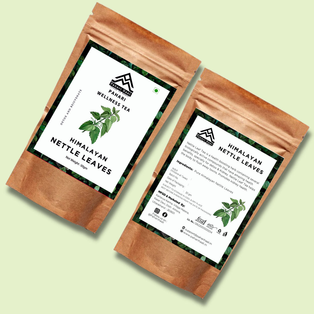 Pure Nettle Leaves - 30gms | Pahari Haat