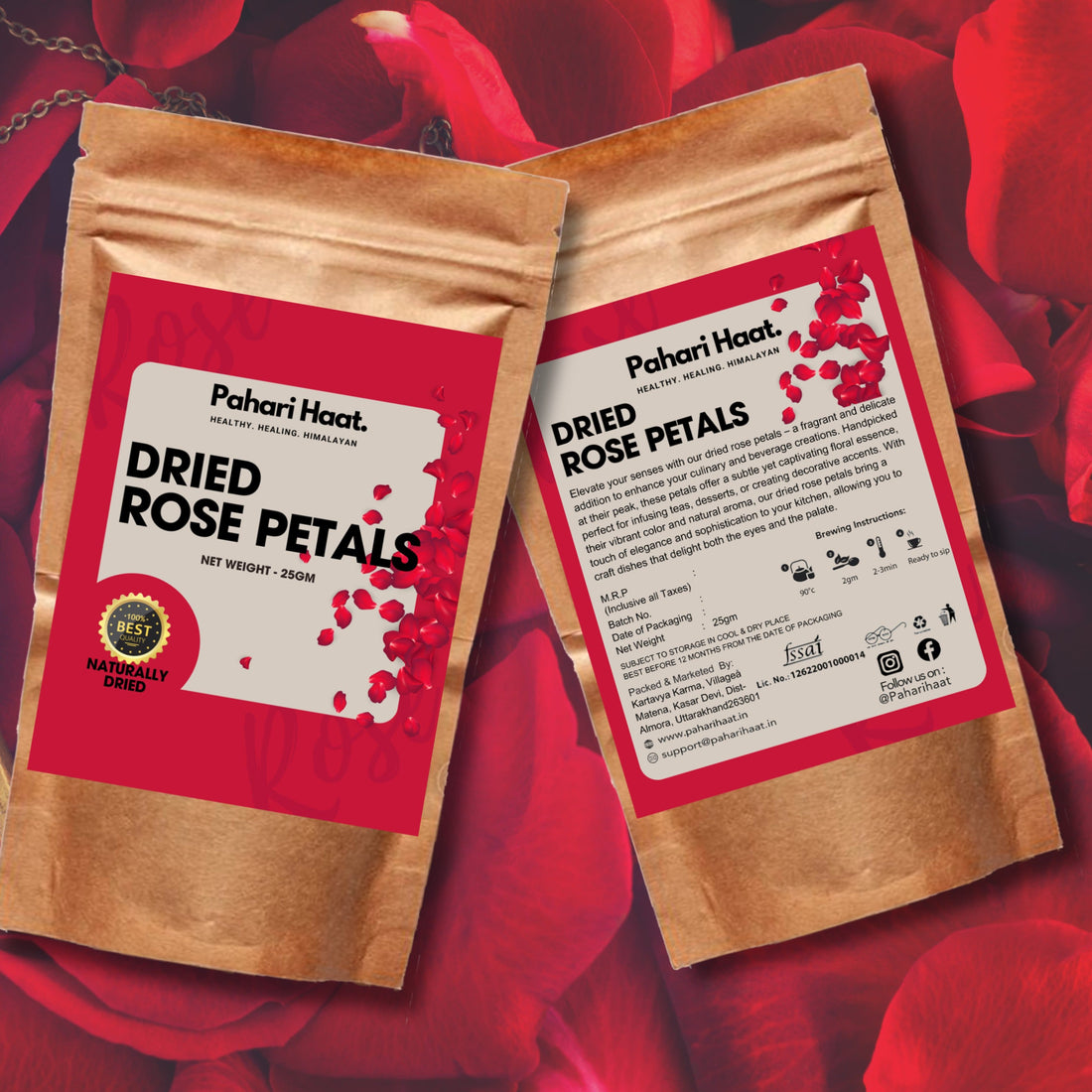 Dried Rose Petals