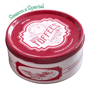 Toffee Tin - Assorted Caramel & Chocolate 600g - 40 pieces | Big Bear Farms
