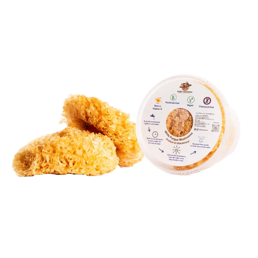 White/Snow Fungus Mushroom 50gms | Planet Mushroom