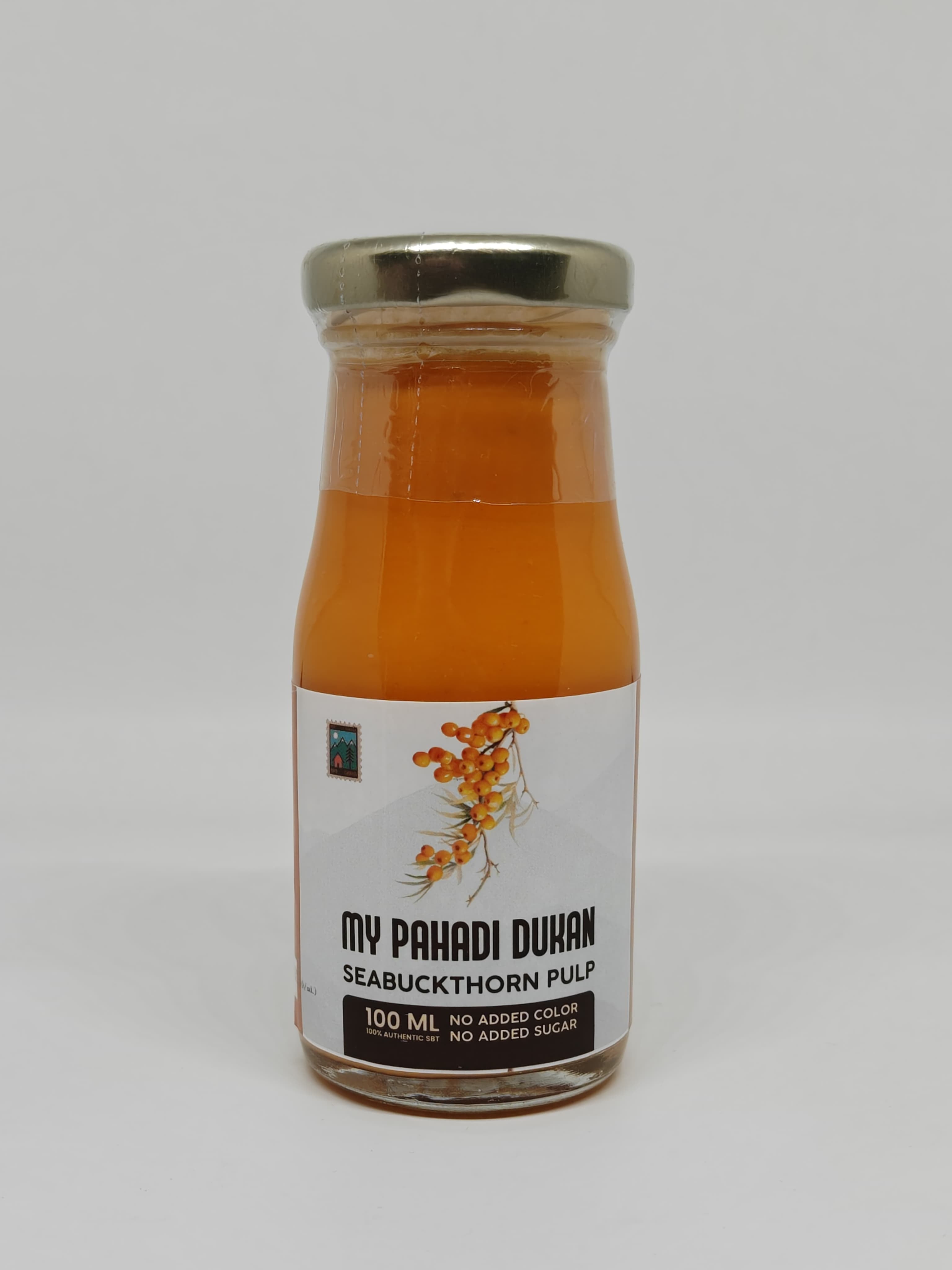 Sea Buckthorn Pulp (Juice) (Rich in Vitamin C, Omega 3,6,7 and 9 and Antioxidants) | My Pahadi Dukan