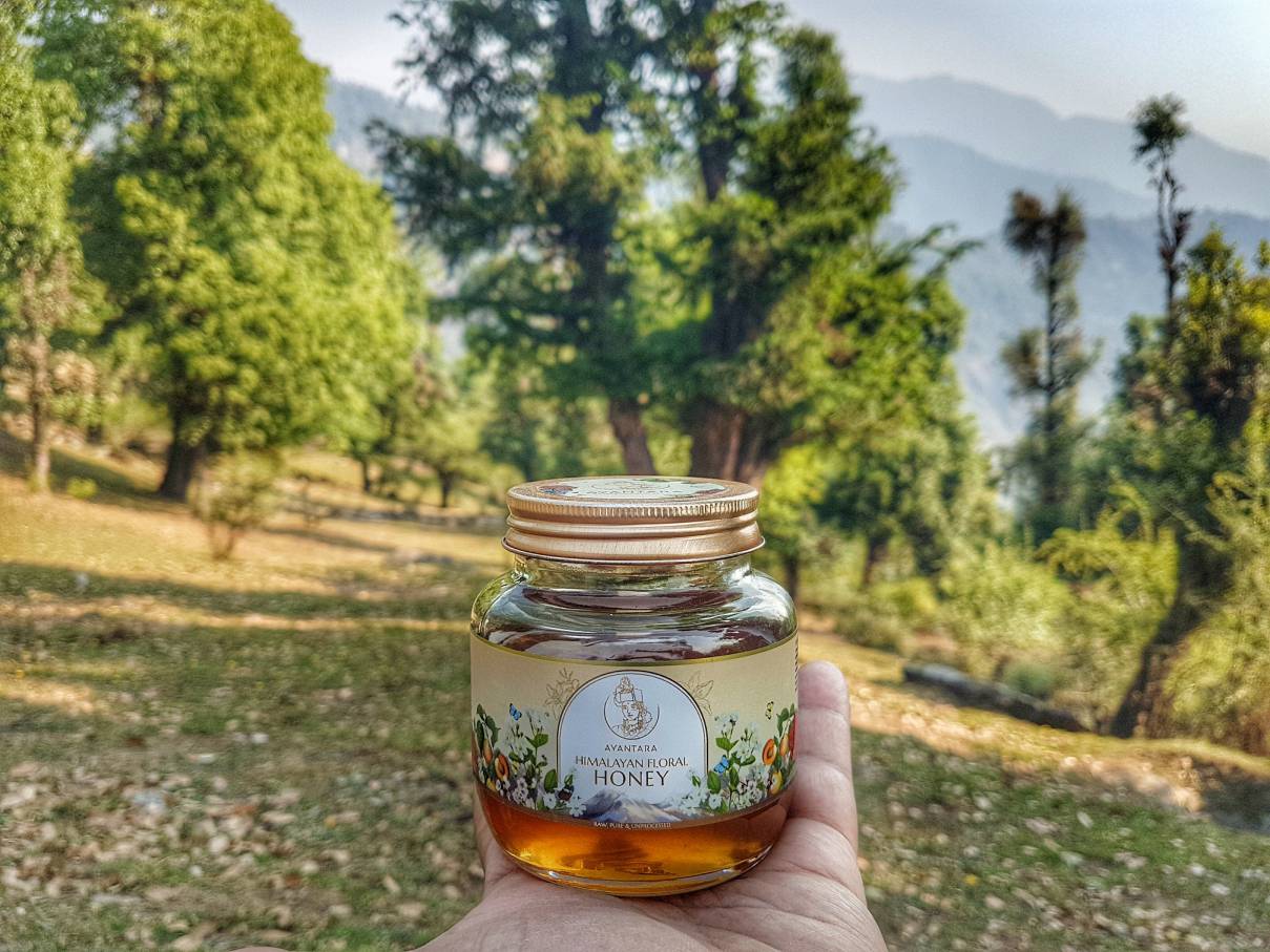 Buy Himalayan Multi Floral Honey 250gms (Limited Produce) | Ayantara - My Pahadi Dukan - Online