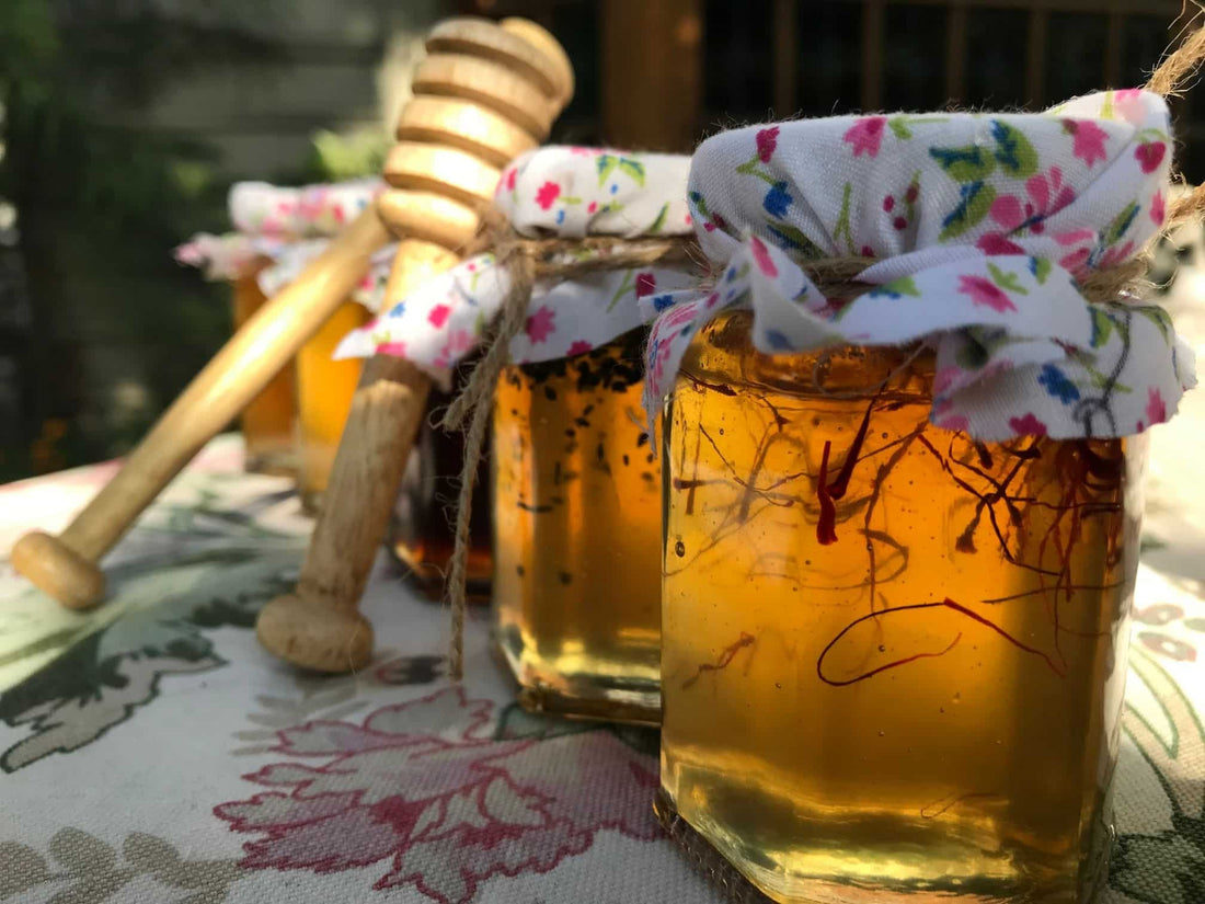 Kashmiri Saffron Honey