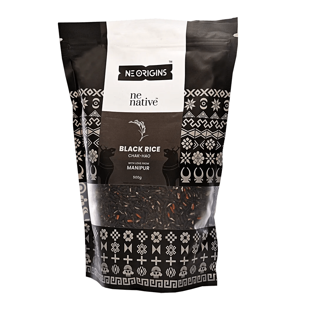 Buy Manipur Black Rice (Chak-hao) 500gms | NE Origins - My Pahadi Dukan - Rice Online