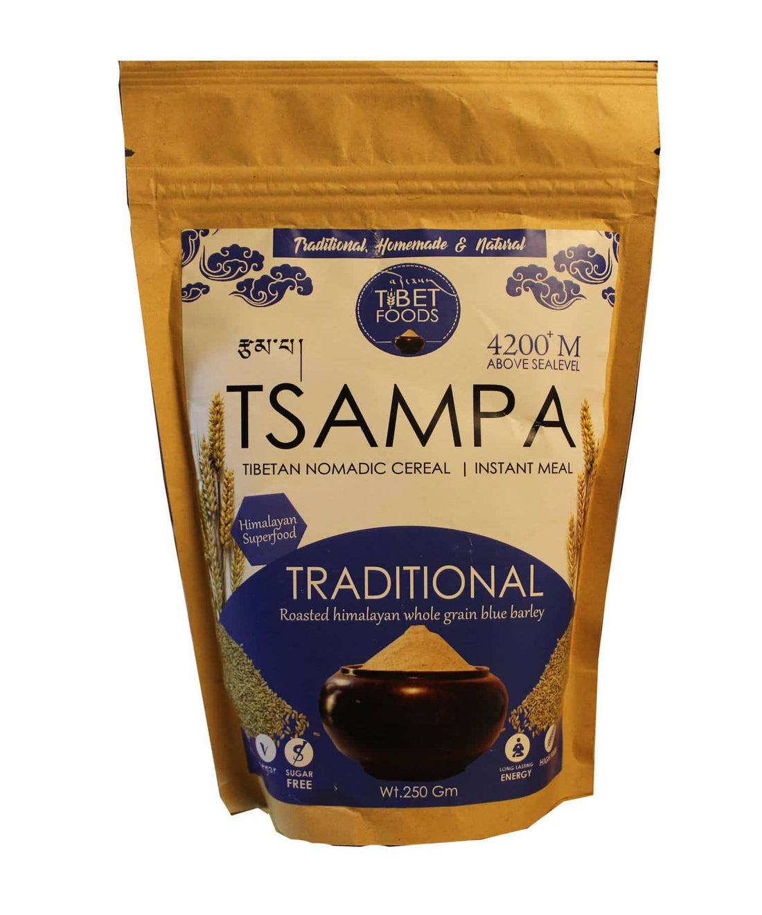Buy Tibet Foods | Tibetan Roasted Blue Barley Sattu - Tsampa - Grown and Harvested at 13000 feet - My Pahadi Dukan - Online
