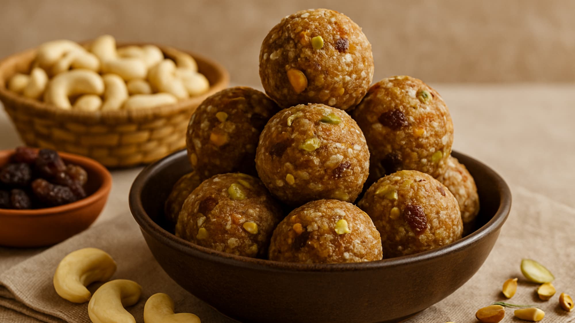 Dry Fruit Laddu Recipe