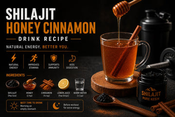 Shilajit Honey Cinnamon Drink Recipe