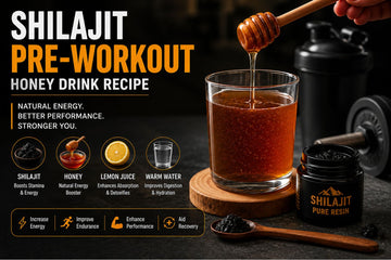 Shilajit Pre-Workout Honey Drink Recipe