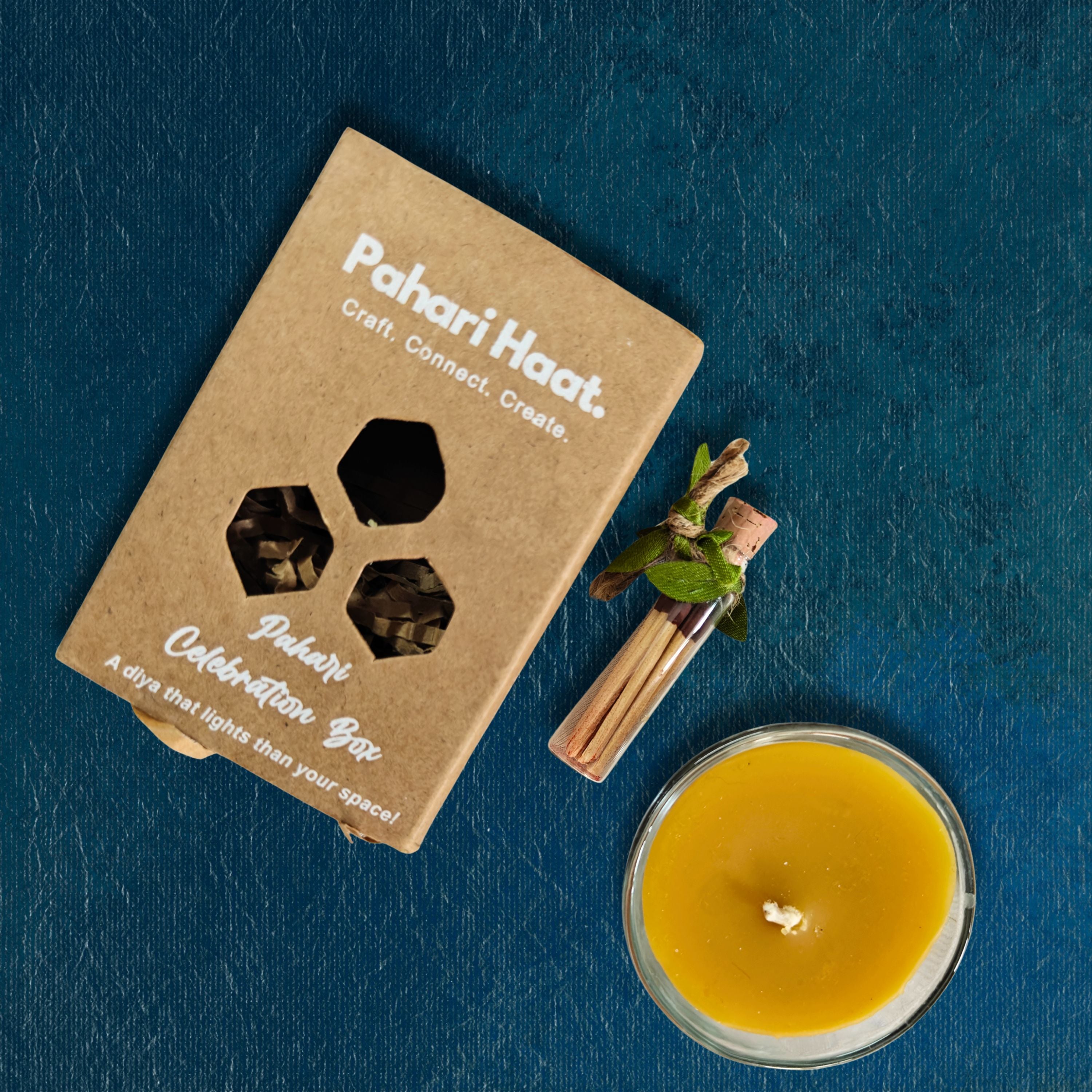 Diya-Bati Mini Candle Gift Box | Pahari Haat