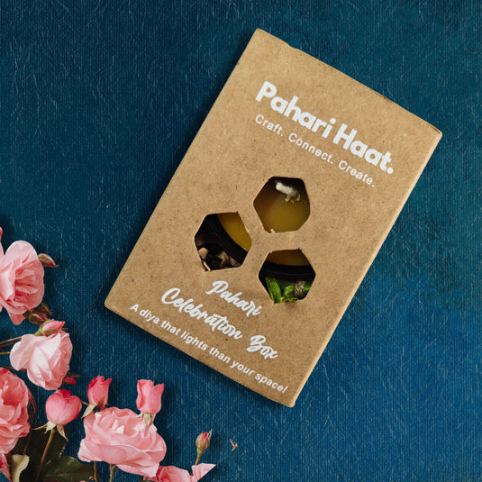 Diya-Bati Mini Candle Gift Box | Pahari Haat