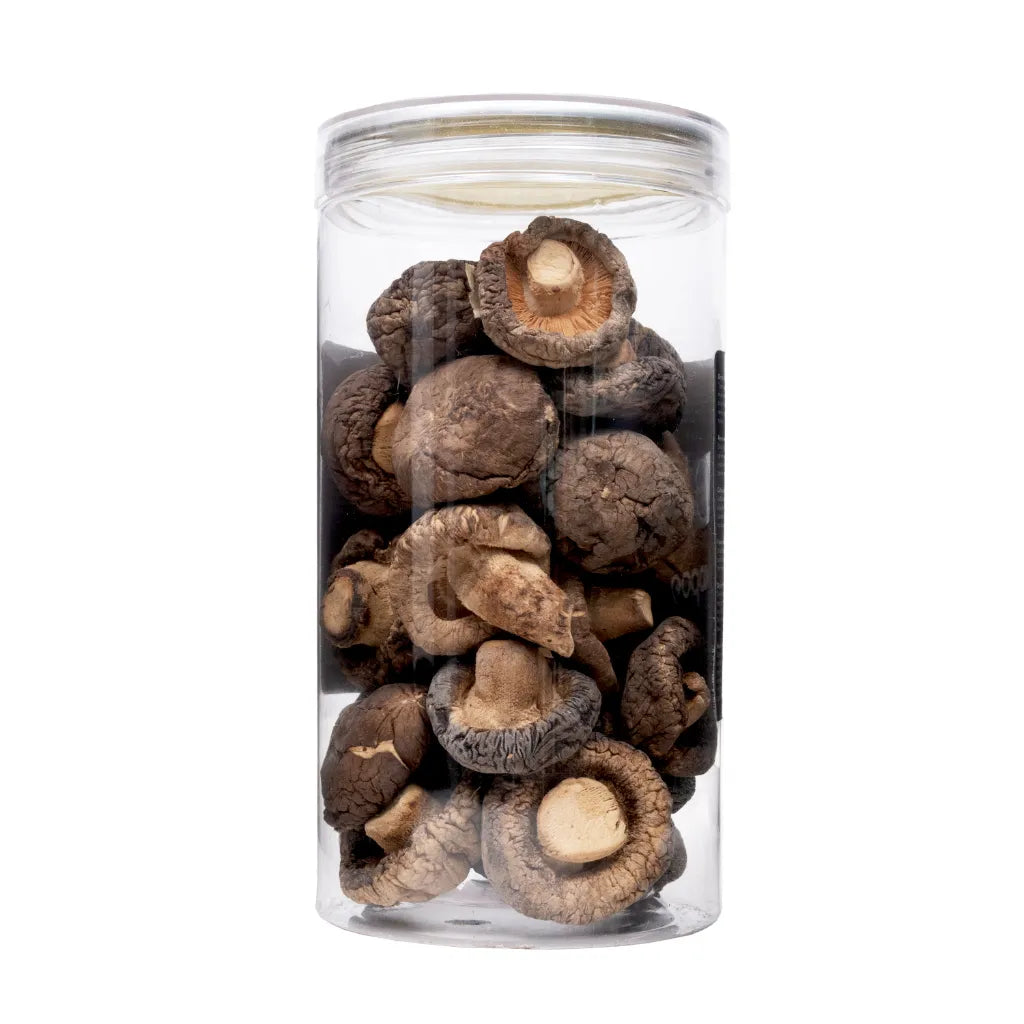100% Pure Dried Shiitake Mushrooms – Box of 100g / 50 Servings