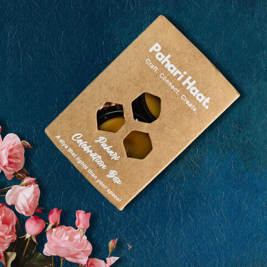 Mini Tealight Pair Candle Gift Box | Pahari Haat