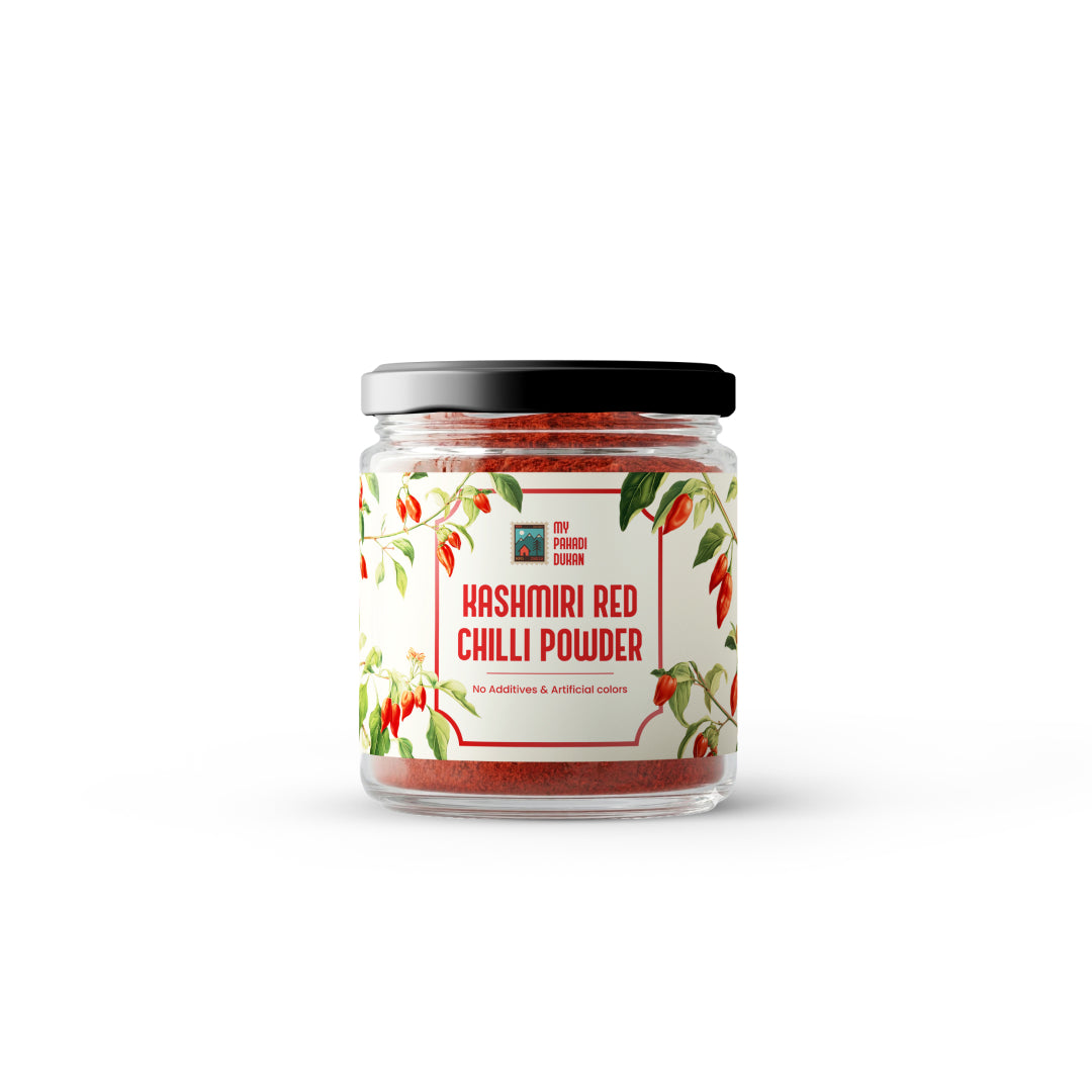 Kashmiri Red Chilli Powder - 100gms | My Pahadi Dukan