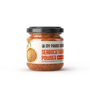 Sea Buckthorn Berry Powder - 100gms | My Pahadi Dukan