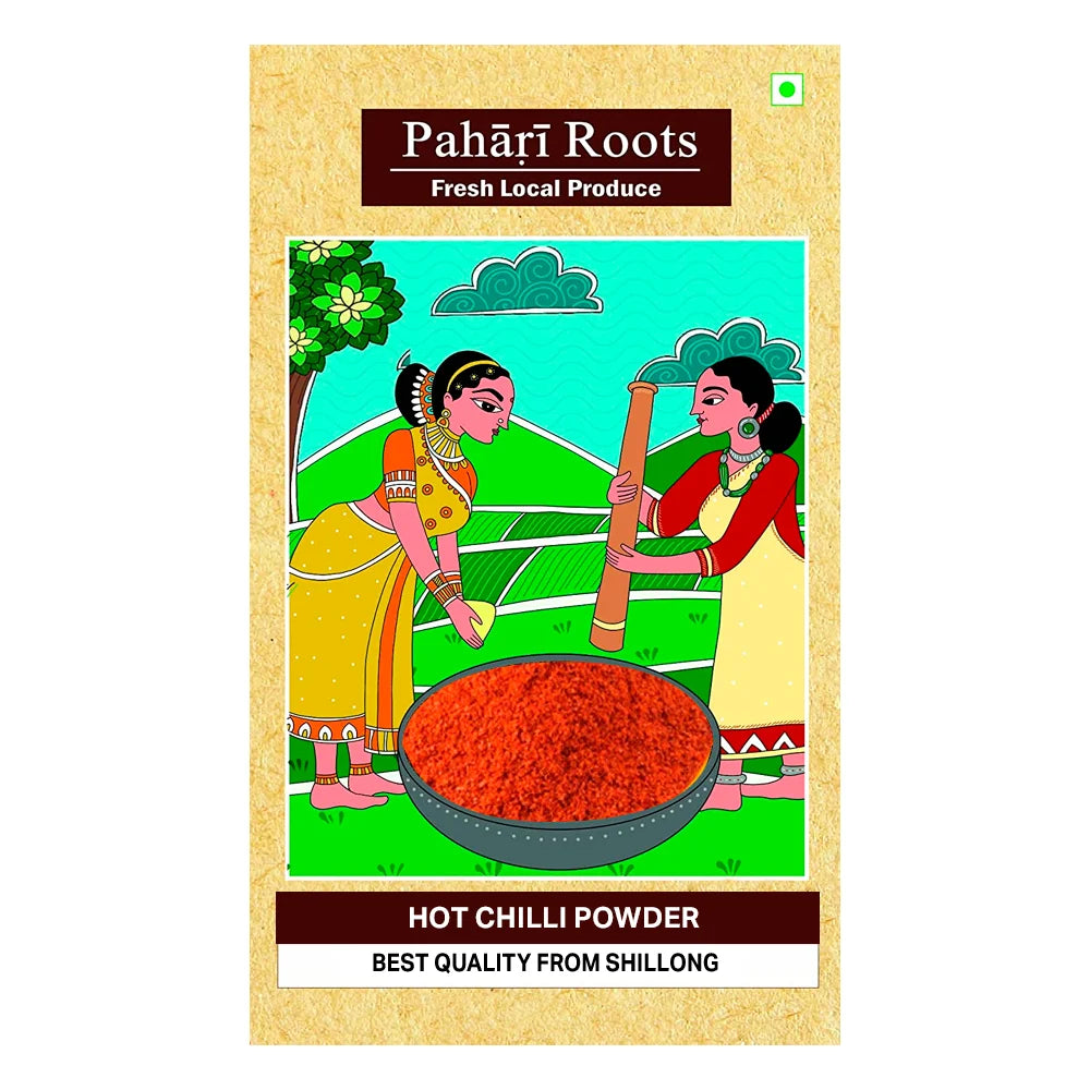 Meghalaya Special Hot Chilli Powder-50gm | Pahari Roots