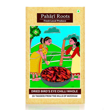 Birds Eye Chilli Whole Dry from Mizoram | Pahari Roots