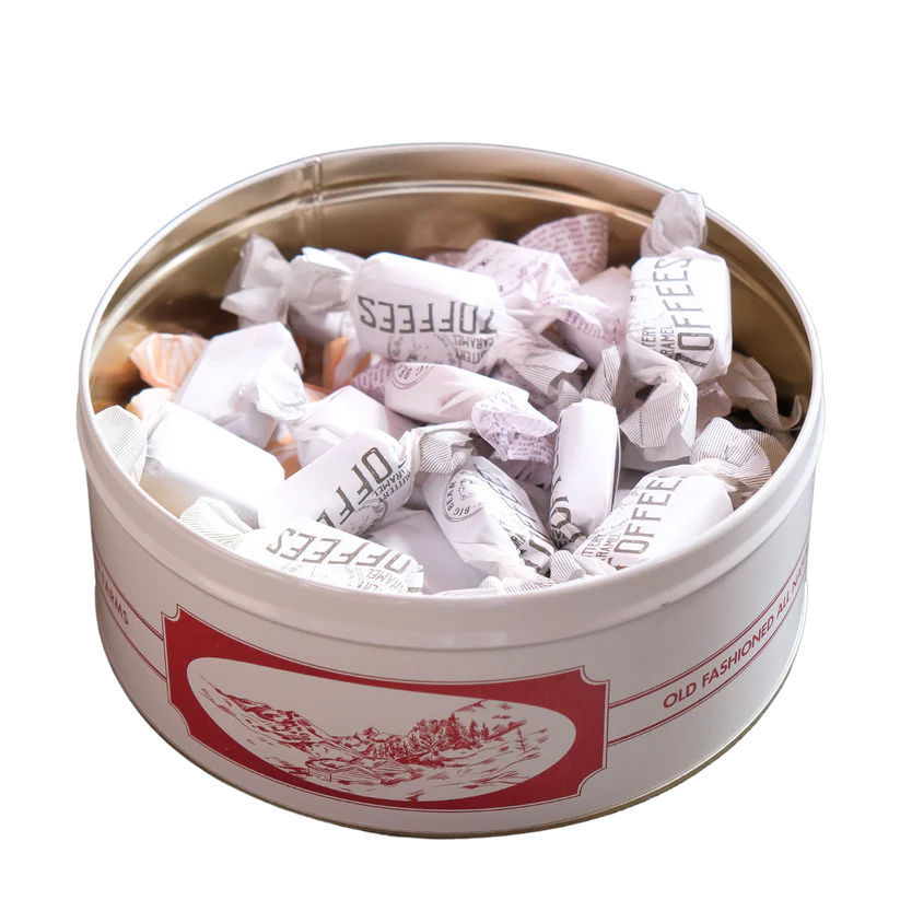Chocolate Caramel Toffee Tin 600g - 40 pieces | Big Bear Farms