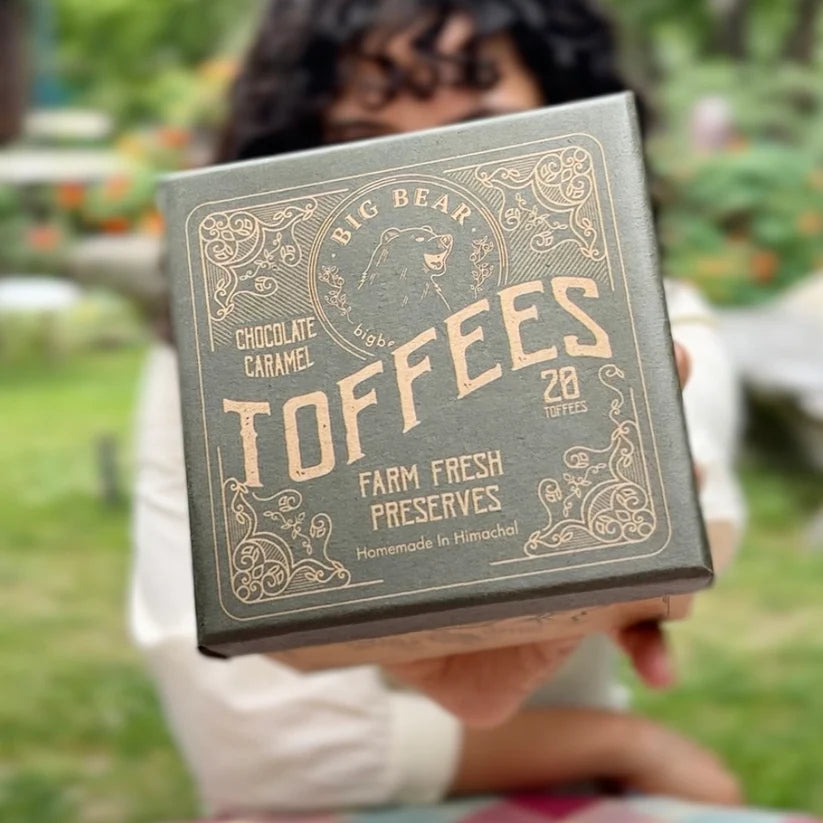 Chocolate Caramel Toffee 300g + Caramel Toffee 300g | Big Bear Farms