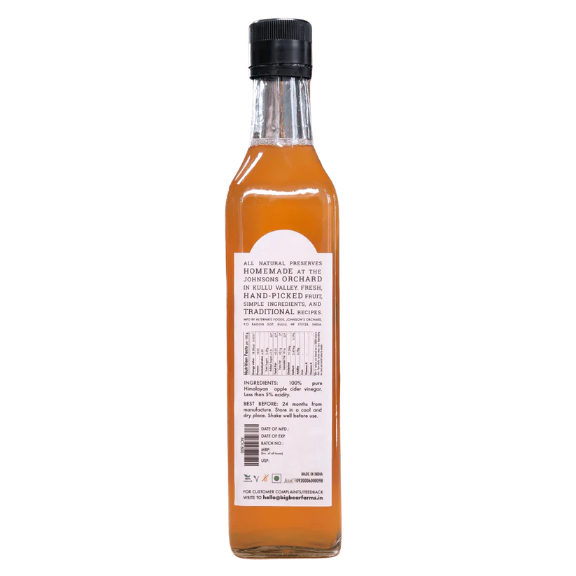 Apple Cider Vinegar 500 ML | Big Bear Farms