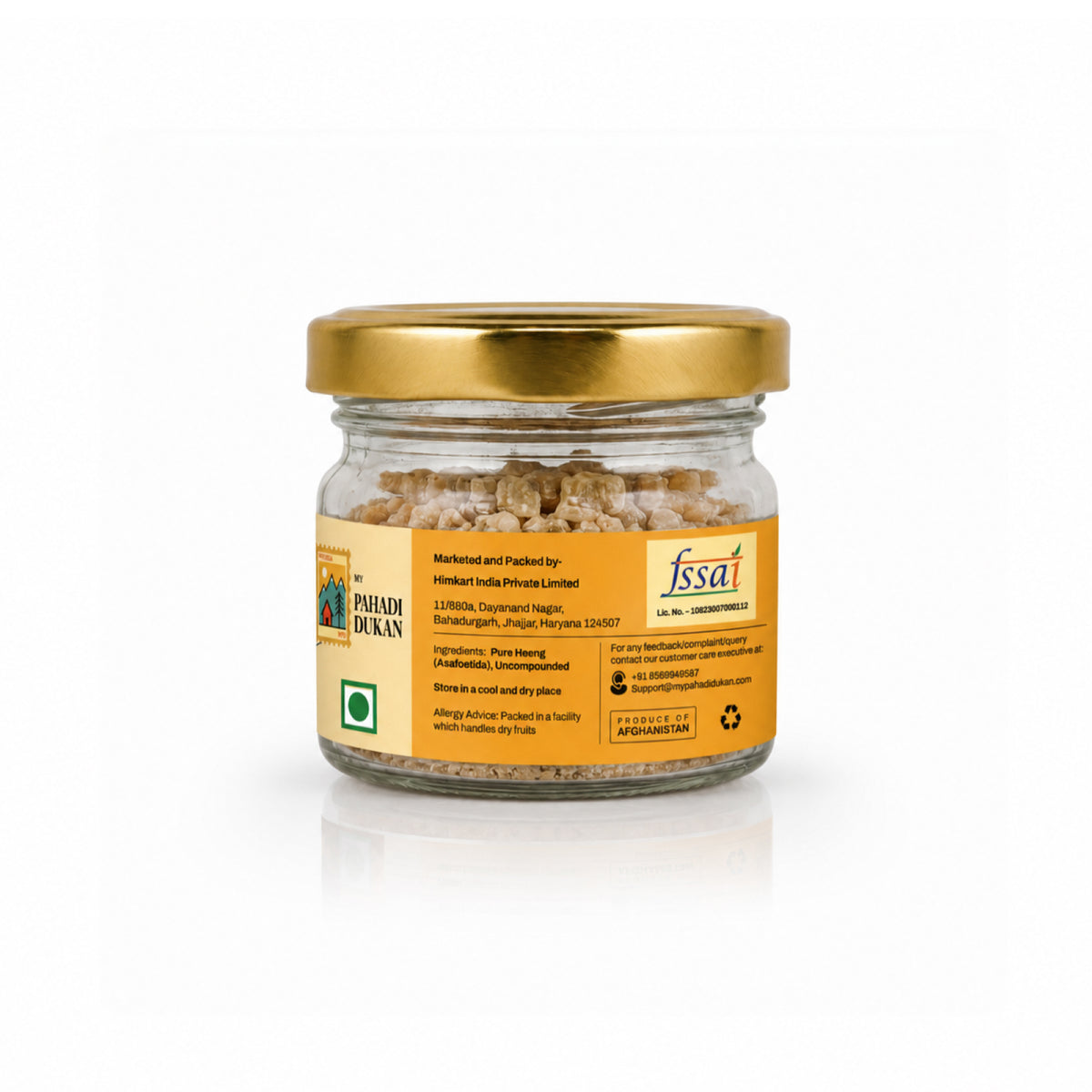 Afghani Pahadi Hing/Heeng (Asafoetida) Crystal Resin (Uncompounded) | My Pahadi Dukan