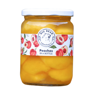 Bottled Peaches 500g (Thin Cut) | Big Bear Farms