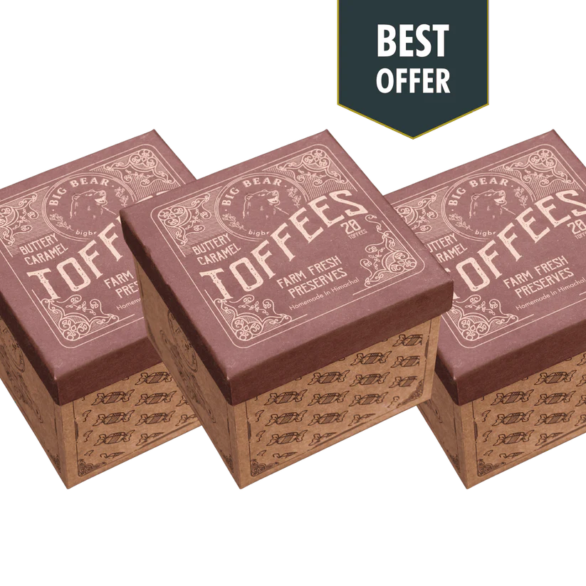 Caramel Toffee 300g Pack of 3 | Big Bear Farms