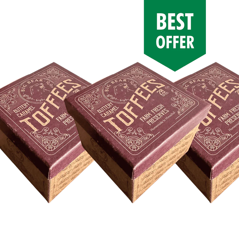 Caramel Toffee 300g 3 x PACK COMBO | Big Bear Farms