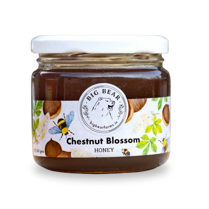 Chestnut Blossom Honey 400g | Big Bear Farms