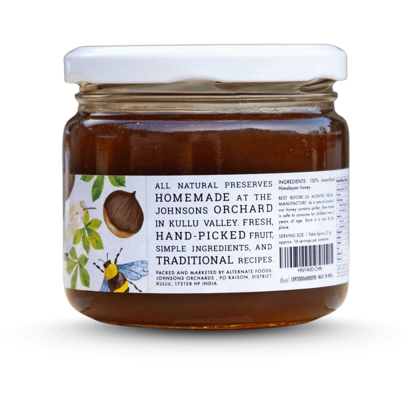 Chestnut Blossom Honey 400g | Big Bear Farms
