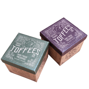 Chocolate Caramel Toffee 300g + Caramel Toffee 300g | Big Bear Farms