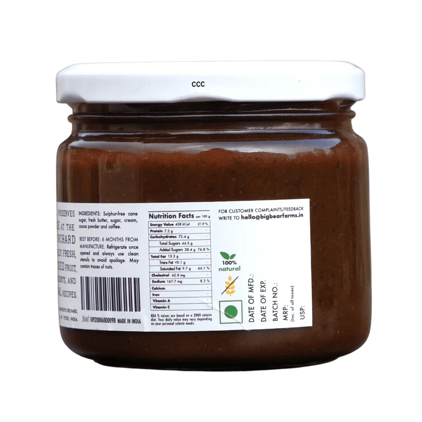 Chocolate Caramel Sauce 350g | Big Bear Farms