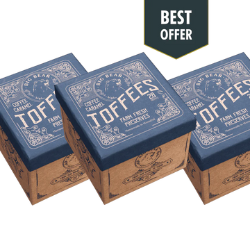 Coffee Caramel Toffee 300g 3 x PACK COMBO | Big Bear Farms