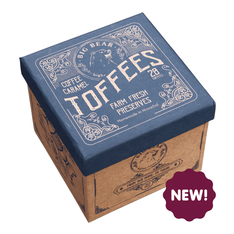 Coffee Caramel Toffee 300g - 20 pieces | Big Bear Farms