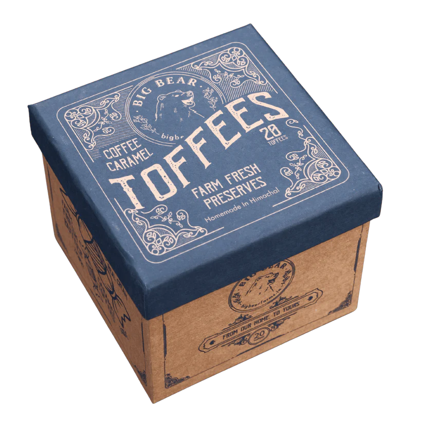 Coffee Caramel Toffee 300g - 20 pieces | Big Bear Farms