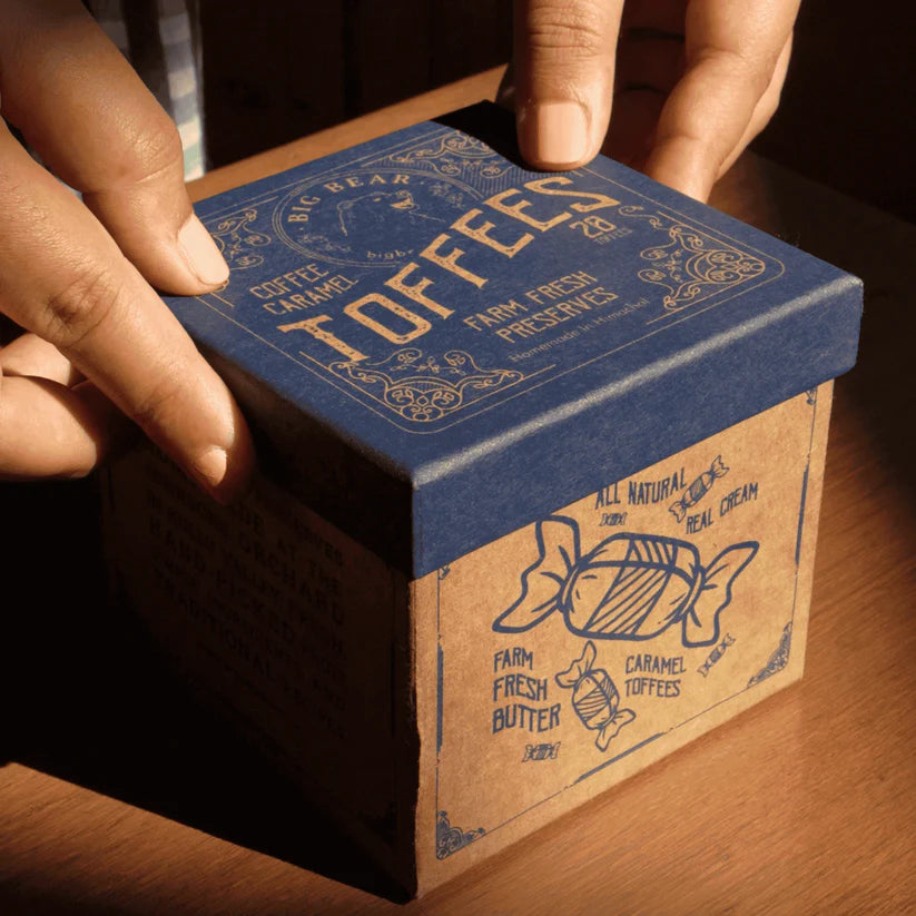 Coffee Caramel Toffee 300g - 20 pieces | Big Bear Farms