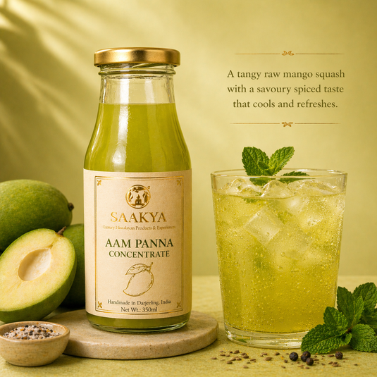 Luxury Desi Refresh Duo – Aam Panna Concentrate + Lemonade Concentrate (350ml Each) | Saakya