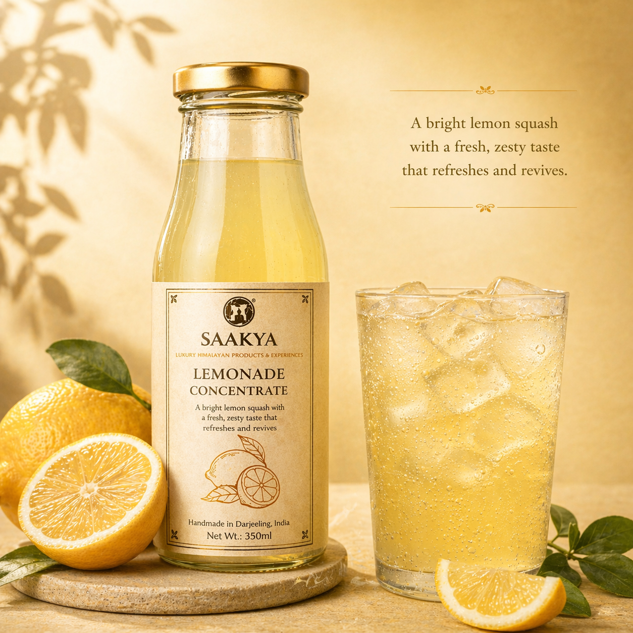 Luxury Desi Refresh Duo – Aam Panna Concentrate + Lemonade Concentrate (350ml Each) | Saakya