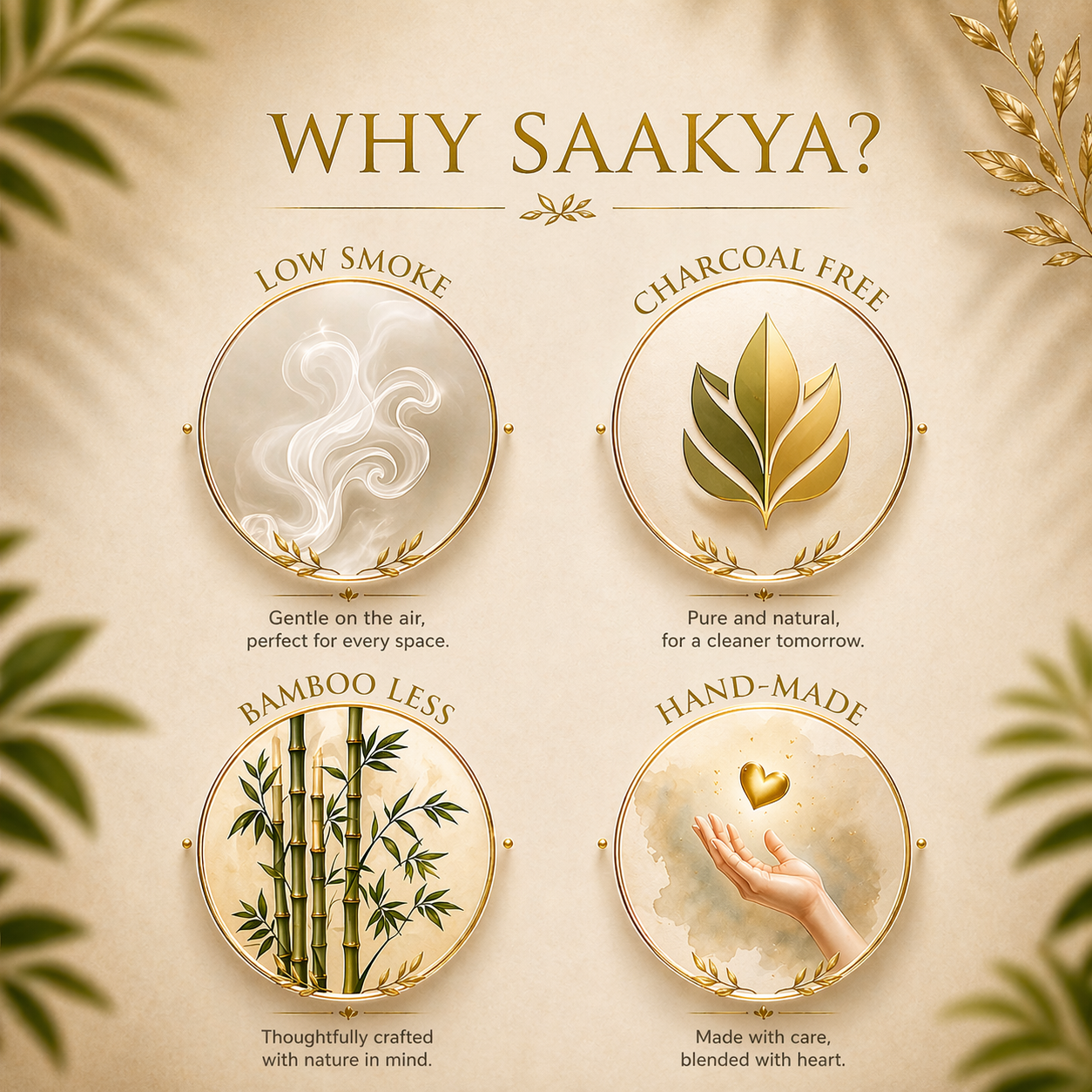 Five Elements Incense Collection | Clove, Juniper, Oud, Pine & Sandalwood | Saakya