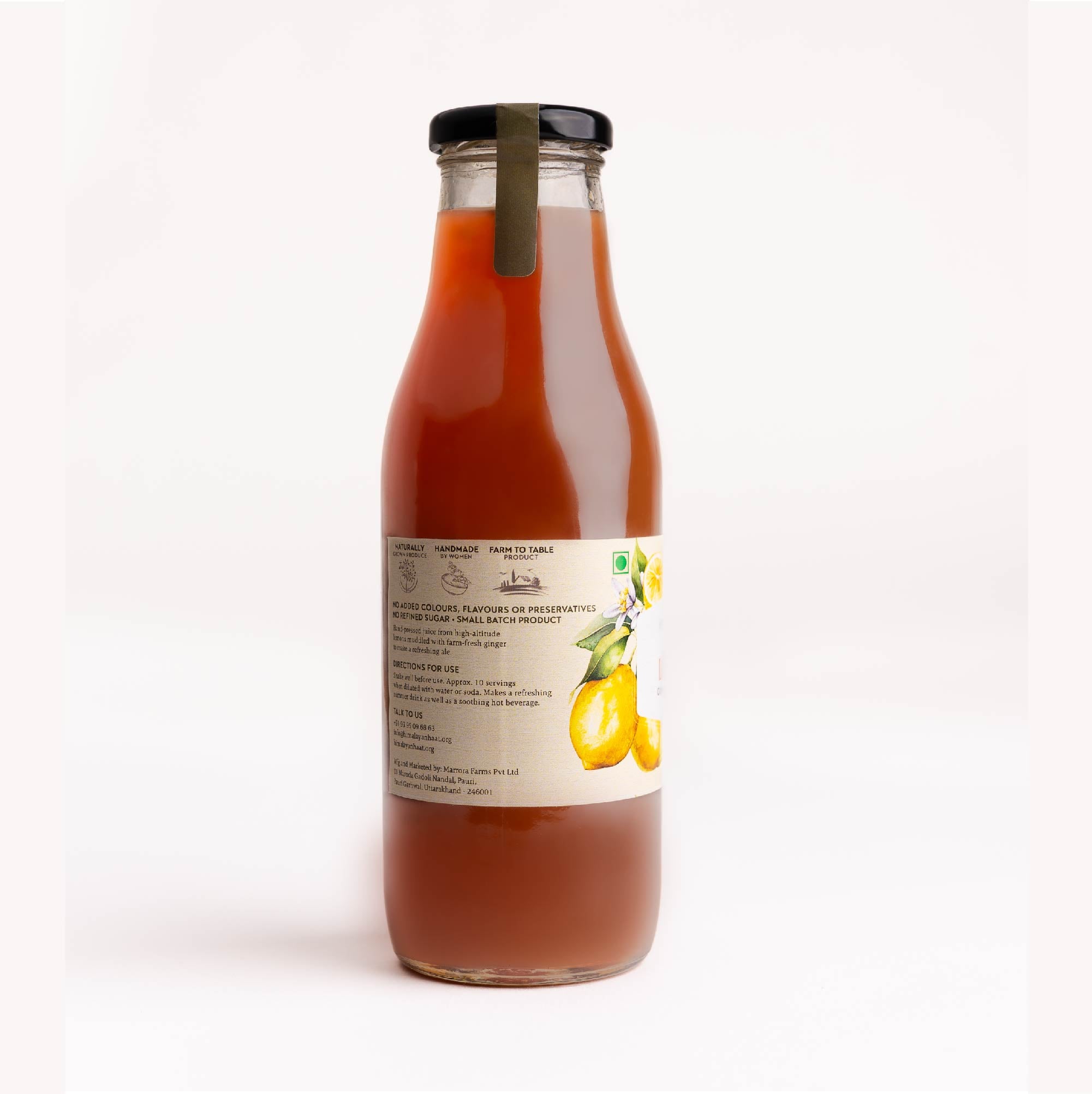 Lemon Ginger Cooler 500ml | Himalayan Haat