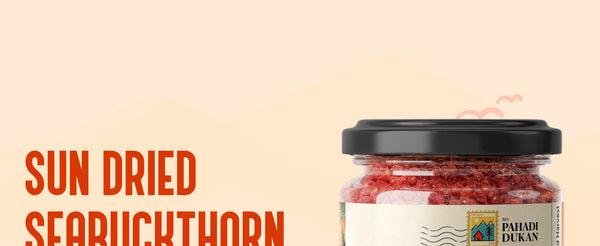 Premium Sea Buckthorn Berries (Dried Seabuckthorn) | My Pahadi Dukan