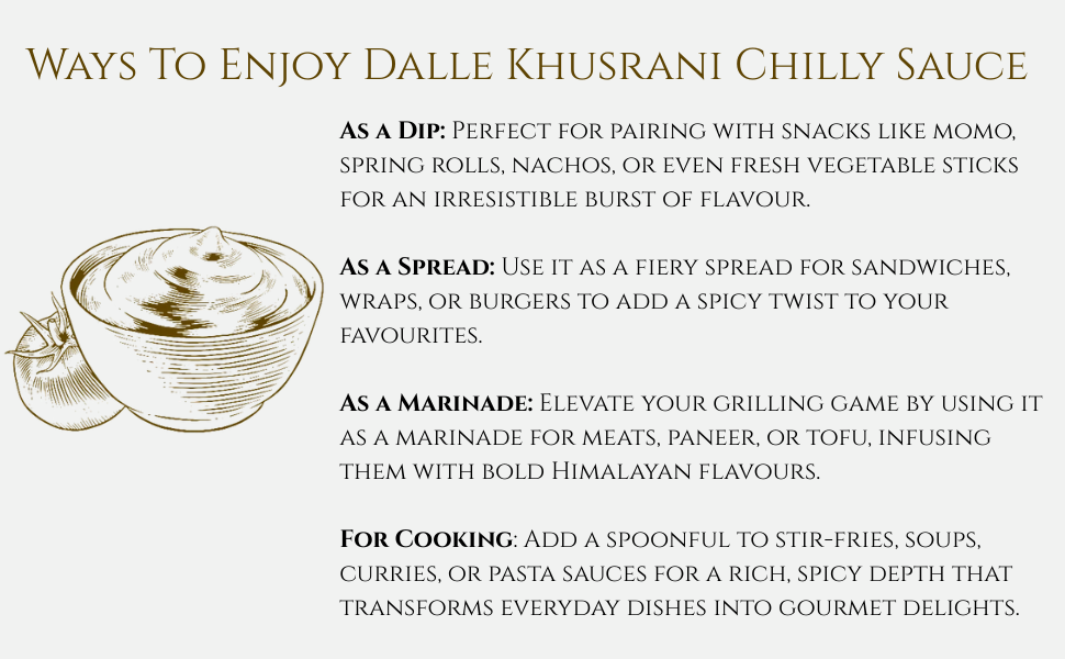 Dalle Khursani Chilli Sauce (200ml) | Saakya