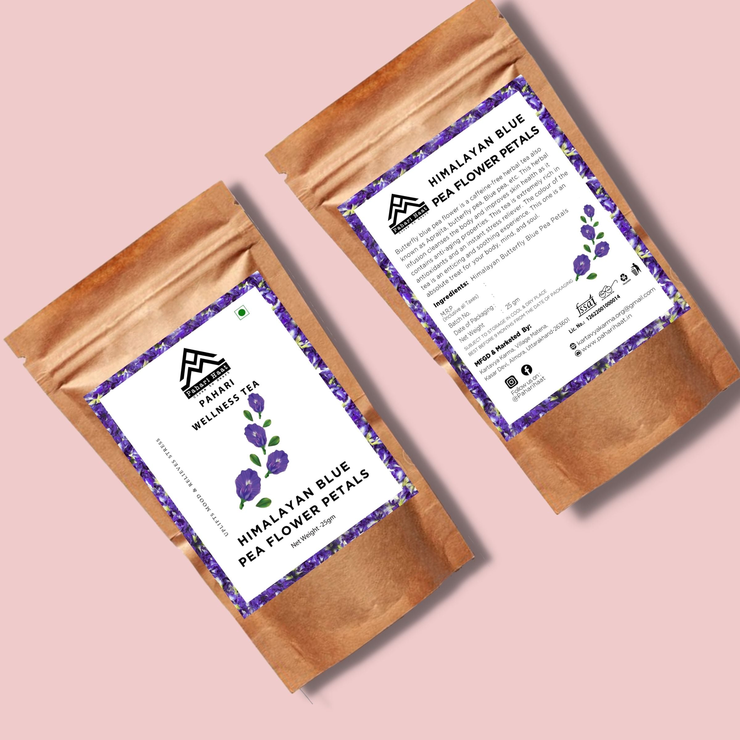 Himalayan Blue Pea Tea - 25gms | Pahari Haat