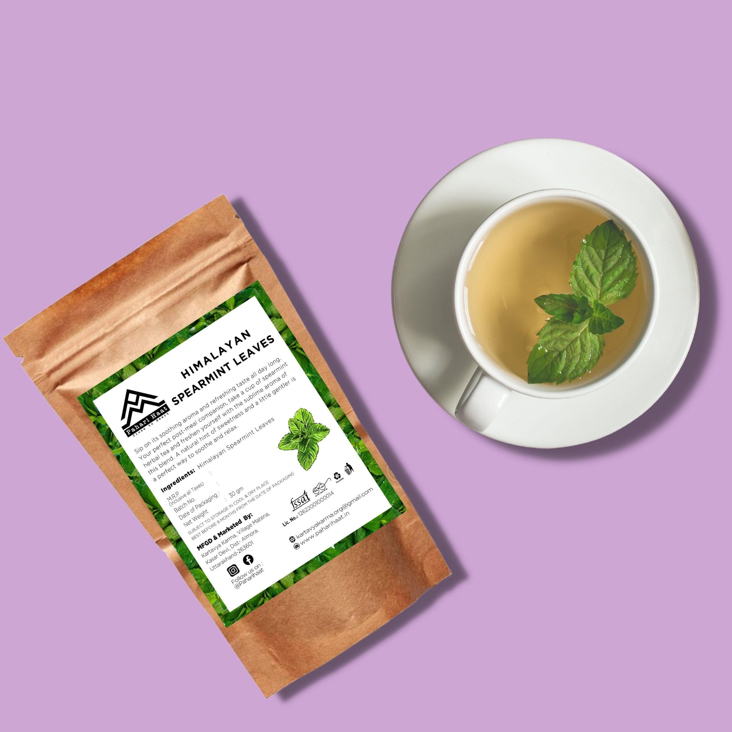 Himalayan Spearmint Tea - 30gms | Pahari Haat