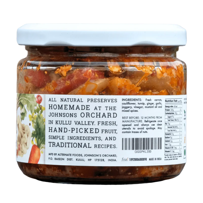 Gajar Gobhi Shalgam Pickle 300g | Big Bear Farms