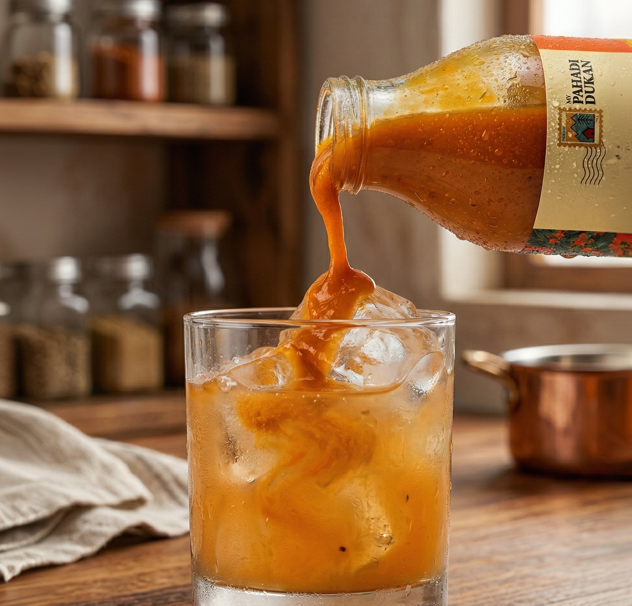 Combo Sea Buckthorn Pulp Juice (300ml) + Buransh (Rhododendron Squash) (300ml) | My Pahadi Dukan