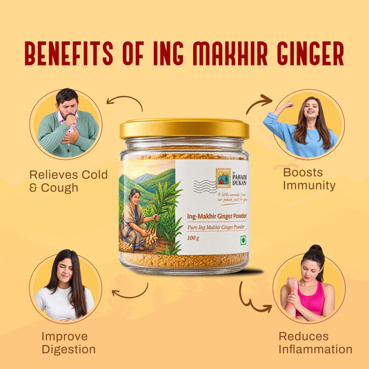 Combo Multi-flora Honey (Lahaul-Spiti) + Ing Makhir Ginger (100gms)