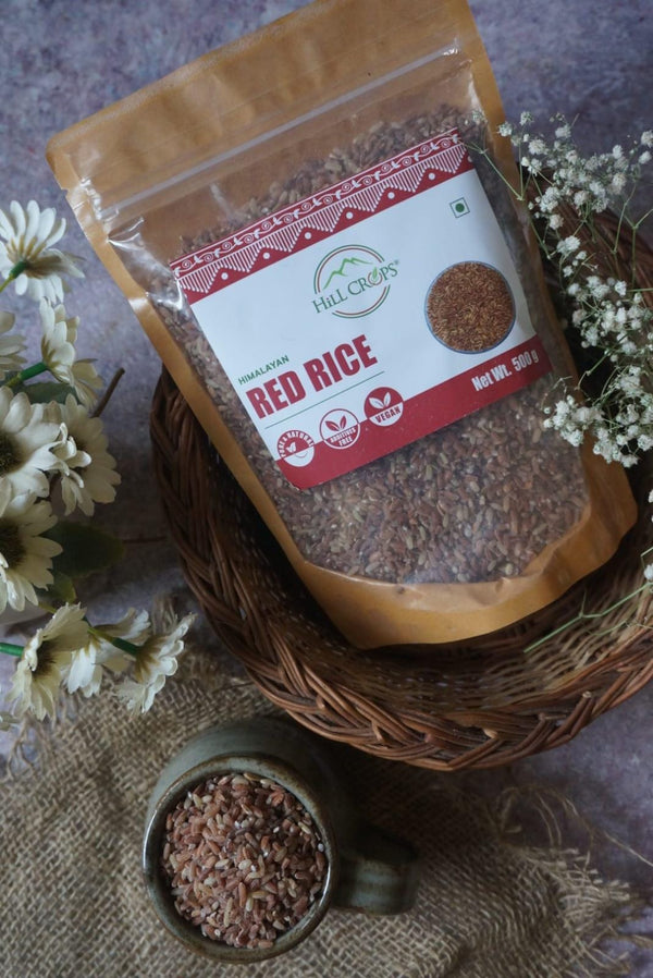 Himalayan Red Rice - 500gms | Hill Crops