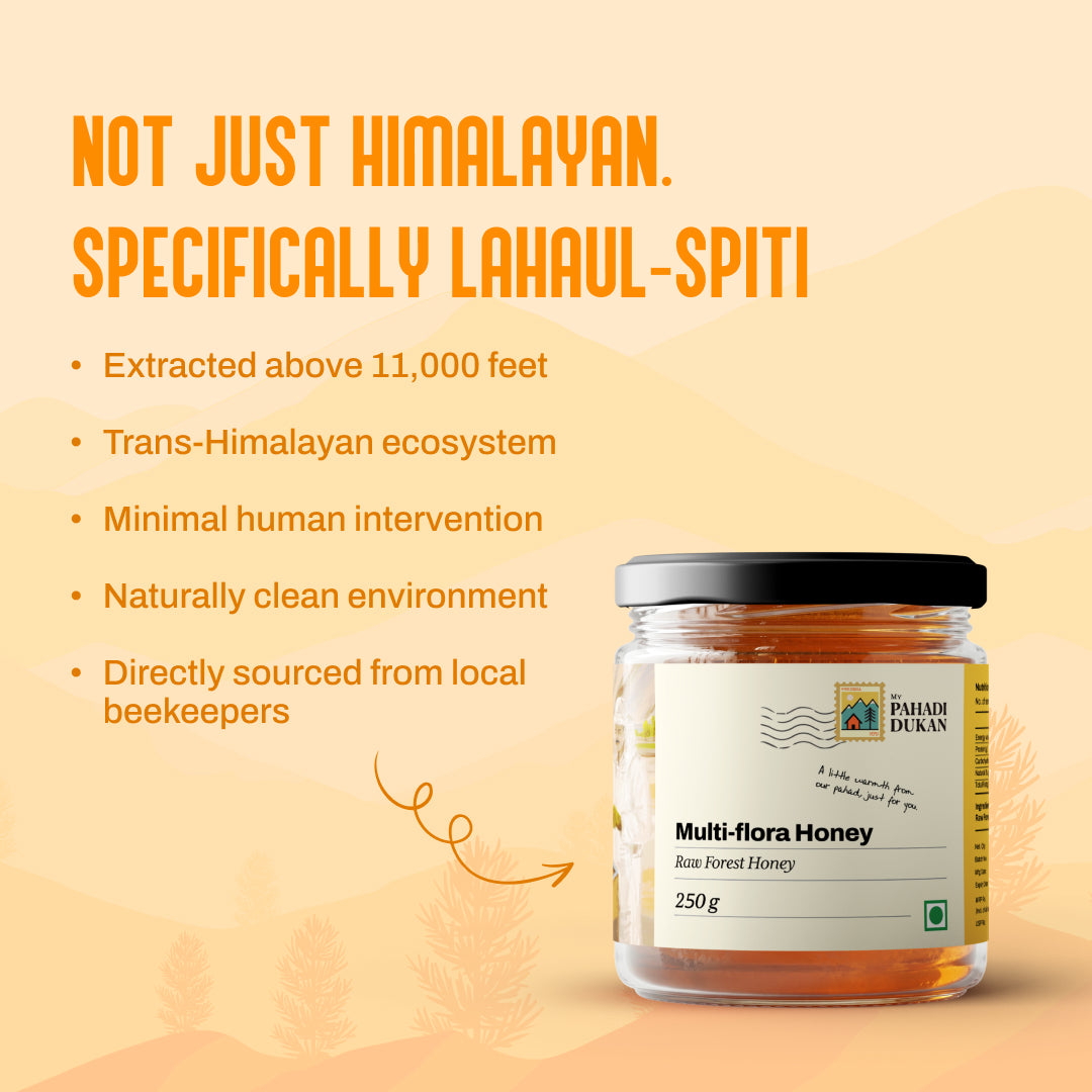 Multi-flora Honey (from Lahaul-Spiti) | My Pahadi Dukan