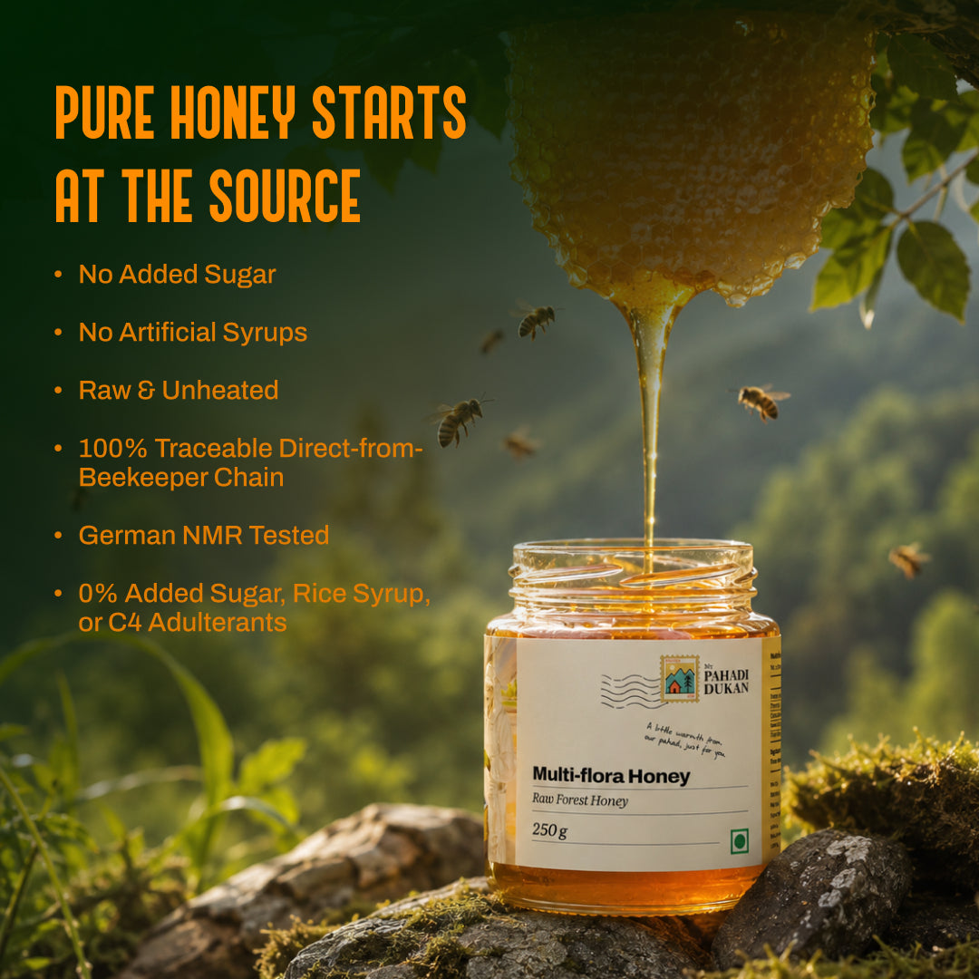 Multi-flora Honey (from Lahaul-Spiti) | My Pahadi Dukan