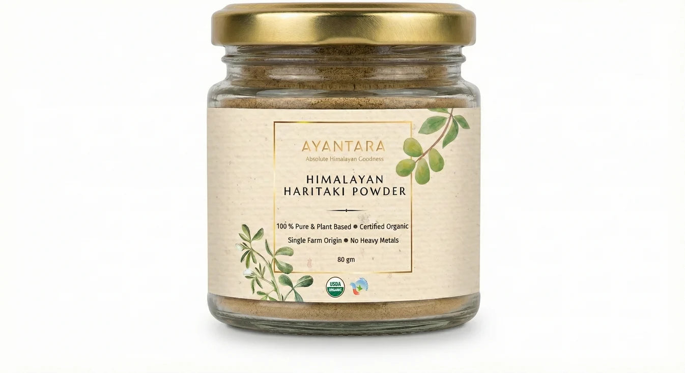 Himalayan Haritaki Fruit Powder | 100 % Pure & Natural | Ayantara